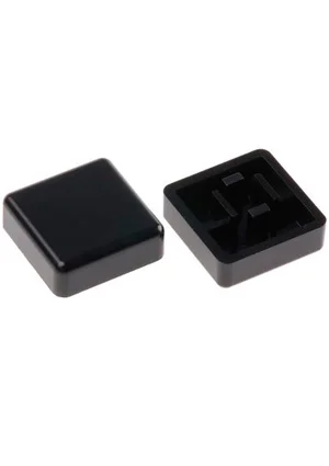 DIPTRONICS KTSC21K, толкатель кнопки 12х12мм черный