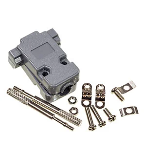 NXU DPT-9C, корпус для D-SUB 9pin с удлиненным винтом (158-09PGT)