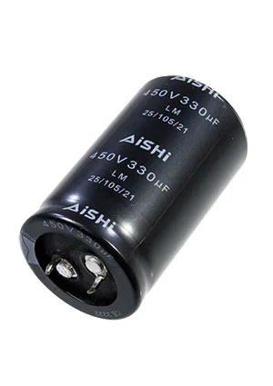 Aishi ELM2WM331Q50KT, конденсатор электролитический 330мкФ 450В 30х50 snap-in -25+105грдС 1450мА 3000ч  =B