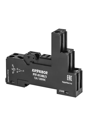 Кипприбор PYF-013BE/3, колодка для 1-х конт, реле (MPR, FSD), тип PYF