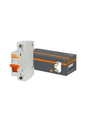 TDM electric ВА47-63 1Р 25А С, автоматический выключатель.4.5кА характеристика С SQ0218-0005