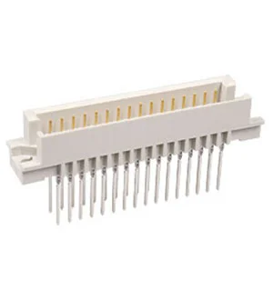 TE Connectivity 1393658-2, разъем DIN 41612 вилка 16x2 ряда 32 контакта шаг 2,54мм (DS1119-48M-V13)