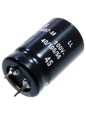 TDK EPCOS B41505A9687M000, конденсатор 680мкФ 100В 20% 6.3мм шаг snap-in d22*35мм