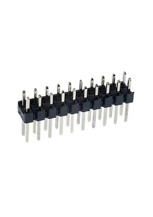 KLS PLD-20, вилка штыревая 2.54мм 2x10 прям. (L-KLS1-207-2-20-S)
