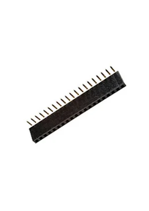 CONNFLY DS1024-2X10R2, PBD-20R гнездо на плату угл 2х10 контактов, шаг 2.54мм