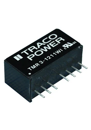 Traco TMR3-1211, 3Вт, 9-18В, выход 5В/600мА SIP8, (=AM3G-1205SZ, AM3G-1205S-NZ)