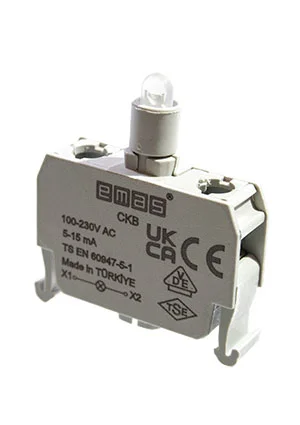 EMAS CKB, Блок-контакт подсветки с белым светодиодом 100-250 В перем. тока CKB
