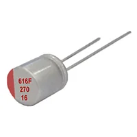 Aishi SPF1EM331F11O00RAXXX, конденсатор электролитический 330мкФ 25В -55+105грд.С 8х11 2700мА 5000ч