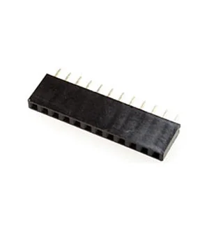 CONNFLY DS1023-1x12S21, гнездо на плату 2.54мм 1х12 прямое PBS-12