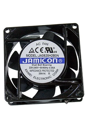 JAMICON JA0825H2BON-T-R, вентилятор 80х80х25мм 220В  (качения), разъем