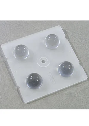 Sunlumin S01.01.01.006_SS-50X50-4-60, линза 50х50мм, 4 LED, 60 град, для 5050, PC, матовая, без уплотнителя