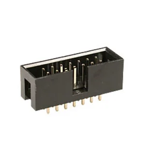 NXU BH-14 (IDC-14MS), вилка на плату шаг 2.54мм прямая  (118-A-14GSK)