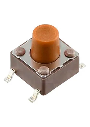 DIPTRONICS DTSM-65N-V-T/R, кнопка тактовая SMT 6x6 H 9.5мм 160gf