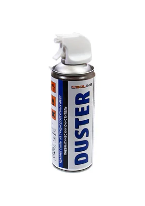 Solins DUSTER 400мл, аэрозоль 400мл, сжиженный газ для продувки от пыли