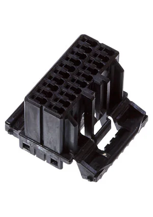 TE Connectivity 174910-2, Разъем, Wire-to-Wire, 20 Position, .098 in [2.5 mm] Centerline, Black