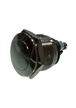 KLS L-KLS7-PBS-013D, кнопка металл без фиксации OFF-(ON) 250В 2А D=22мм (аналог для  PBS28B)