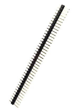 NXU PLS-40, вилка штыревая 2.54мм 1x40 прямая (112-A-SS40G)
