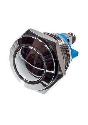KLS L-KLS7-PBS-M16-01D, кнопка металл OFF-(ON) 36В 2А D=18мм винтовые клеммы