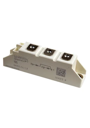 SEMIKRON SKKD26/12, диодный модуль 1.2кВ 26A SEMIPACK1; A10 винты