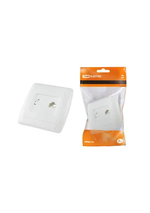 TDM Electric SQ1805-0022, Розетка компьютерная RJ45  белая "Онега"