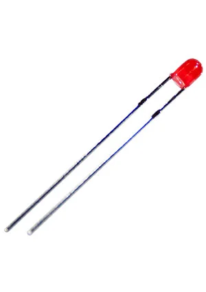 ParaLight L304hd, Светодиод 3мм, 700нм, красный, диффуз. 2,3В