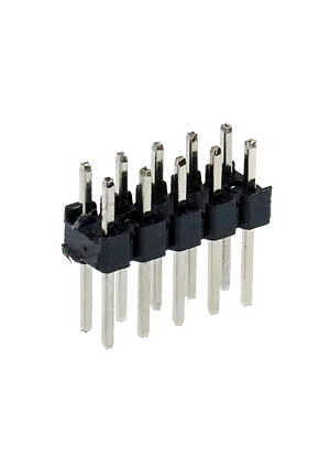 KLS PLD-10, вилка штыревая 2.54мм 2x5 прям. (L-KLS1-207-2-10-S)