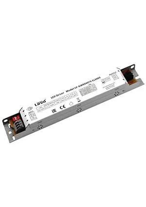 Lifud LF-GMR040YS-ELS005, LED драйвер, 40Вт, вх 220-240В AC, вых 250-400мА 65-150В DC, изолир, металл