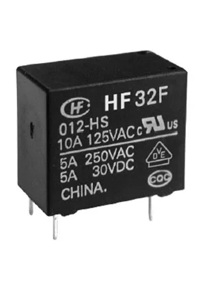 HONGFA HF32F/018-ZS3, Миниатюрное силовое реле, 18VDC, form 1C, 3A/250VAC, материал контактов AgNi