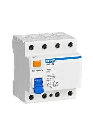 CHINT 280789, УЗО NXL-63 6kA 3P+N 25A 30mA AC