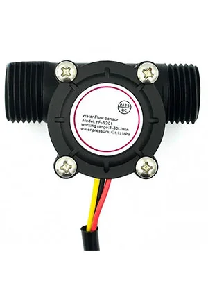 Китай YF-S201 Black, Датчик расхода воды для Arduino проектов, 1-30л/мин, резьба G1/2