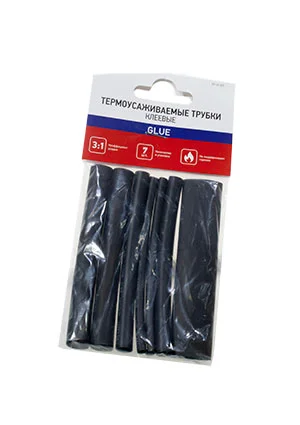 Rexant Набор термоусадочных трубок GLUE 3:1, (набор 7 шт.)
