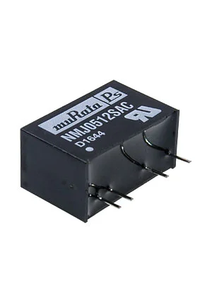 Murata PS NMJ0512SAC, DC/DC преобразователь на плату 1Вт 5-12В SIP 5.2кВ