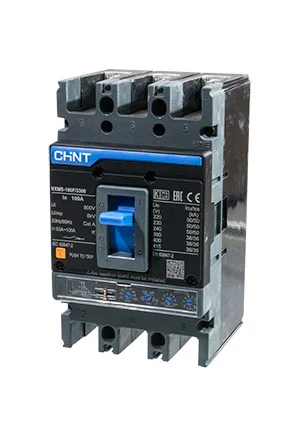 CHINT 264746, Авт. выкл. NXMS-160F/3Р 100A 36кА с электронным расцепителем