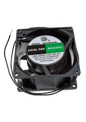 JIULONG MOTOR G8038HA2S, вентилятор 220В провода 80х80х38мм (аналог для JA0838H2S) подшипник скольжения