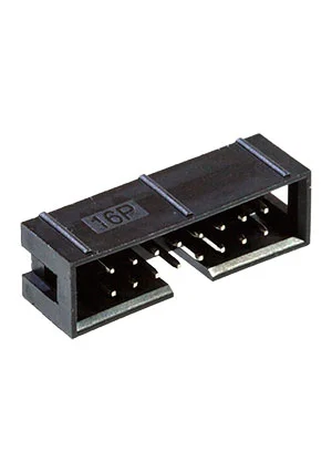 KLS BH-16 (IDC-16MS), вилка на плату шаг 2.54мм прямая (L-KLS1-202-16-S-B)
