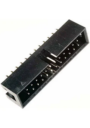 CONNFLY DS1013-24SSIB1-B-0, вилка на плату шаг 2.54мм прямая IDC-24MS BH24 (L-KLS1-202-24-S-B)