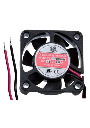 JIULONG MOTOR Y-Y4010H12S, вентилятор 12В клеммы 40х40х10мм (аналог для KF0410S1H, JL4010H12S) подшипник скольжени