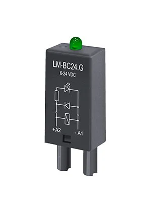Кипприбор LM-BC24.G, модуль индикации и защиты A1-/A2+