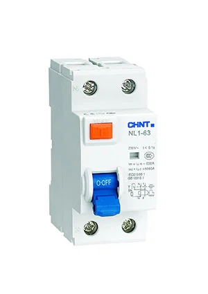 CHINT 200212, УЗО NL1-63 2P 25A 30mA 6kA тип AC (DB)