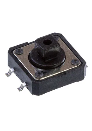 Gangyuan KAN1241-0731B-22, тактовая кнопка SMD 12х12х7.3мм  (=1273SHIM-160G-G)