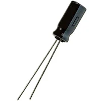 Panasonic ECA1JM100, конденсатор электролитический 10мкФ, 63В, радиальн выв 5*11