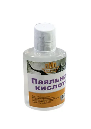 ПМП ПАЯЛЬНАЯ КИСЛОТА, флюс пласт. 30мл