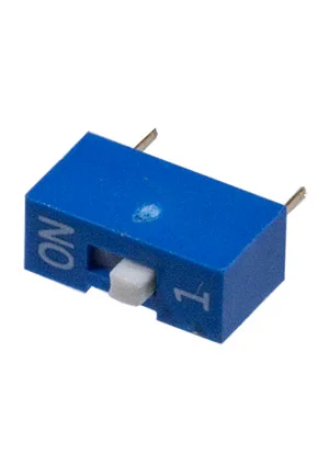 Gangyuan DS-01B-V, DIP переключатель 1 поз. (=SWD1-1 ВДМ1-1, KFC581GTP-4P, RS-01)