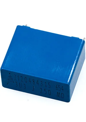 TDK EPCOS B32654A3335J, B32654A3335J000, конденсатор пленочный 3.3uF 5% 250Vdc