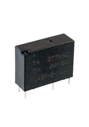 Gangyuan WL46F-S-124M, реле 24В 7A, герметичное, катушка 0.2Вт,   1Form A = HF46F-G-1A24VDC = HF46F-G/024-HS1