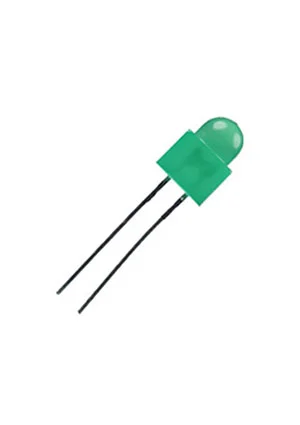 Kingbright L-453GD, светодиод зеленый d=5мм 15мКд