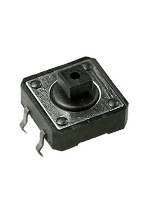 Switronic 1273HIM-160G-G, кнопка тактовая 12х12 h=7мм (аналог для DTS-24N SWT9)