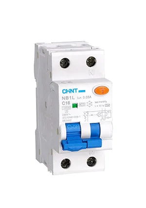 CHINT 203016, Диф. автомат NB1L 1P+N C6 30mA тип A 6kA (36mm)