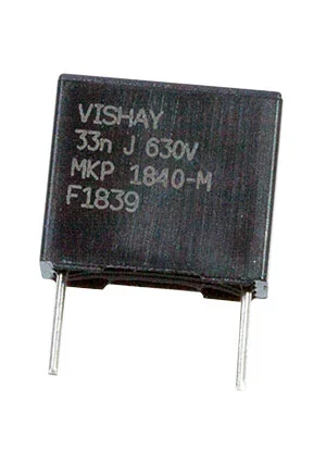 Vishay MKP1840333634M, конденсатор MKP 0,033uF 5% 630Vdc шаг 10мм