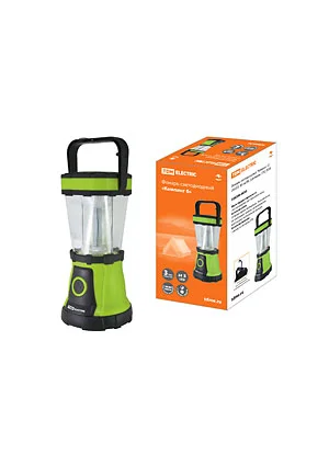 TDM Electric SQ0350-0033, Фонарь светодиодный "Кемпинг 6", 24 LED, 30 лм/Вт, 2 режима, 3*D,